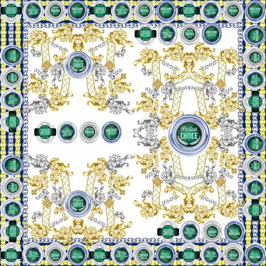 大牌风印花华亿平台图片