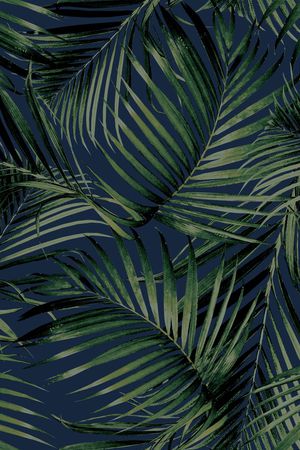 棕榈树印花华亿平台图片