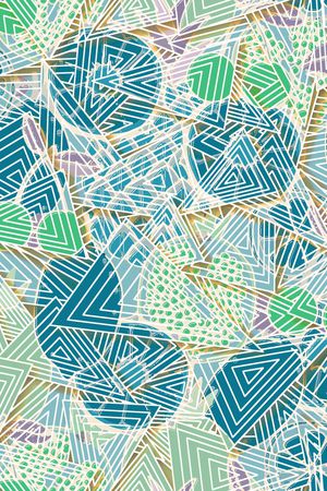 几何印花华亿平台图片