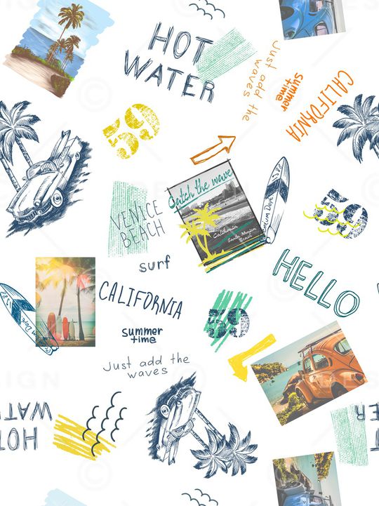 手绘印花华亿平台图片