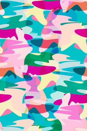 抽象男装印花华亿平台图片