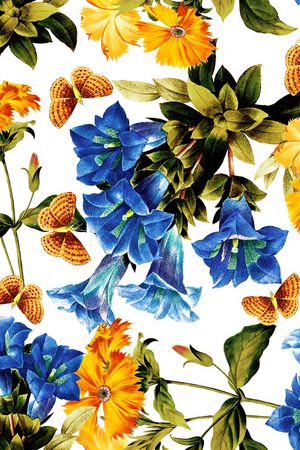 兰花印花华亿平台图片