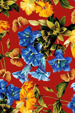 兰花印花华亿平台图片