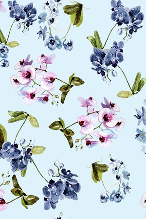 兰花印花华亿平台图片