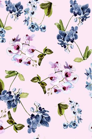 兰花印花华亿平台图片