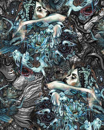 大牌风印花华亿平台图片