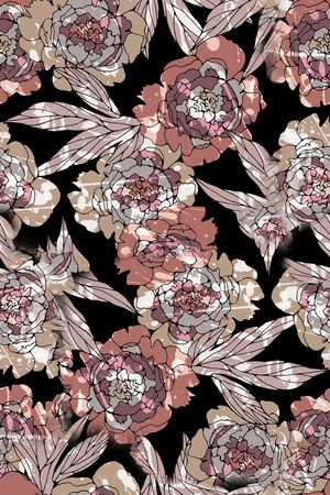 真丝印花华亿平台图片