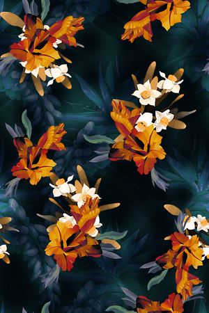 大牌风印花华亿平台图片