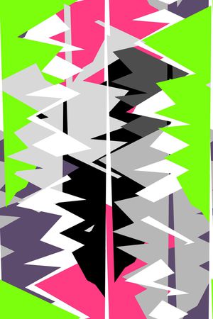 抽象男装印花华亿平台图片