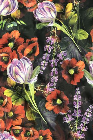 扎染华亿平台印花华亿平台图片