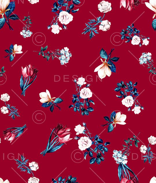 郁金香印花华亿平台图片