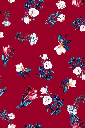 郁金香印花华亿平台图片