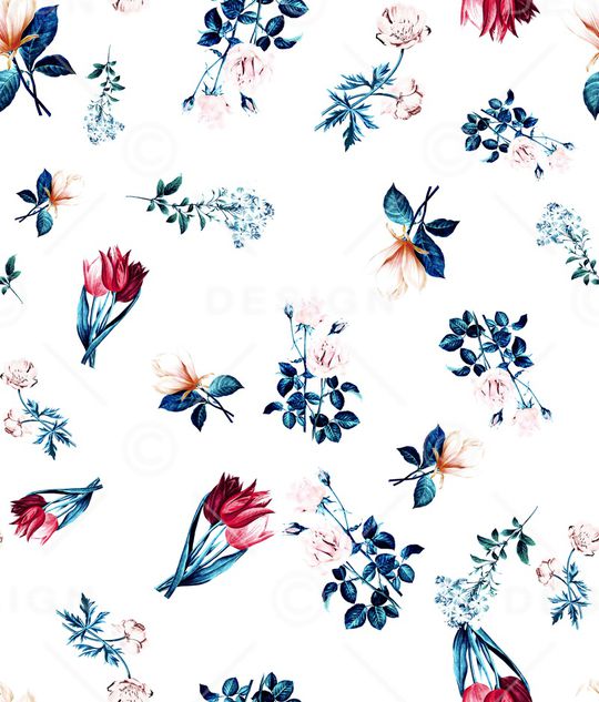 郁金香印花华亿平台图片