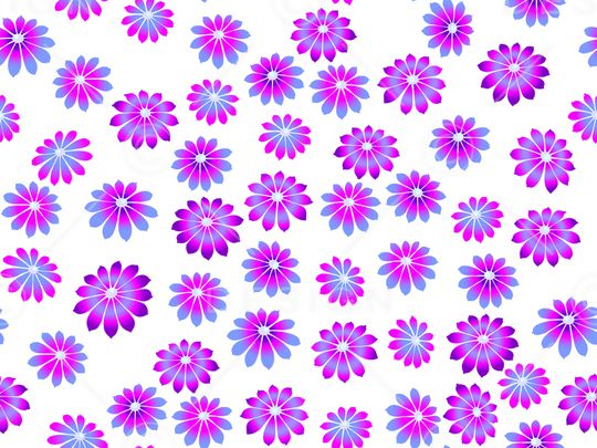 清爽底花卉印花华亿平台图片