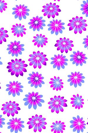 清爽底花卉印花华亿平台图片