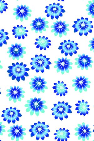 清爽底花卉印花华亿平台图片