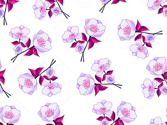 小清新印花华亿平台图片