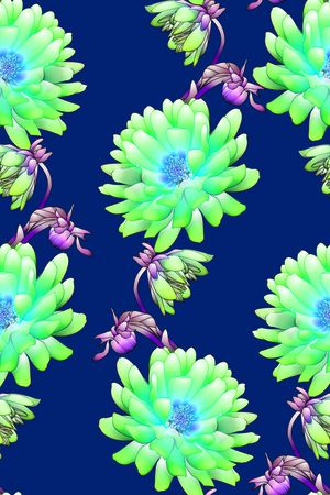 抽象花卉印花华亿平台图片