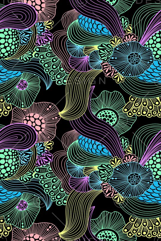 抽象印花华亿平台图片