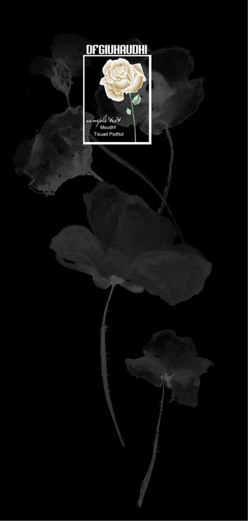 清爽底花卉印花华亿平台图片