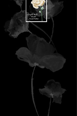 清爽底花卉印花华亿平台图片