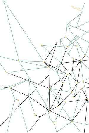 线条印花华亿平台图片