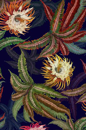 手绘印花华亿平台图片