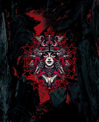 火山爆发底纹印花华亿平台图片