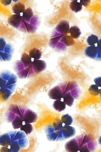 春夏华亿平台印花华亿平台图片