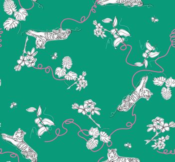 1231132-190708一笔连绿色