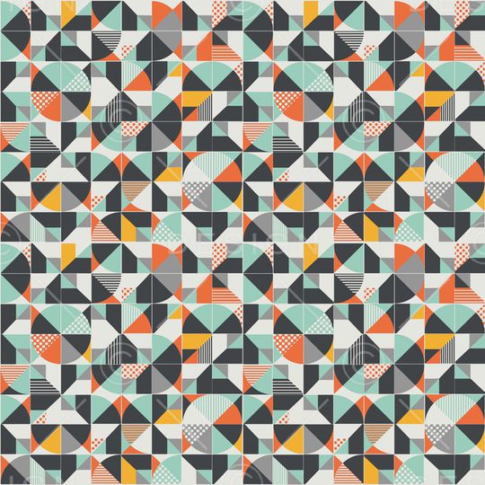 几何印花华亿平台图片