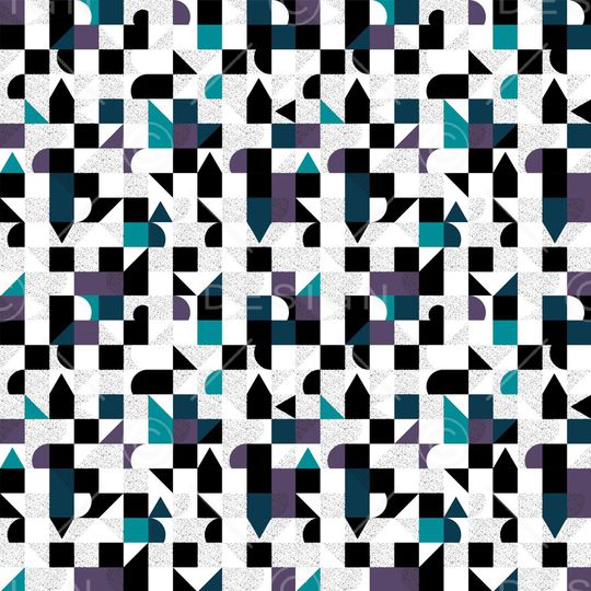 几何印花华亿平台图片