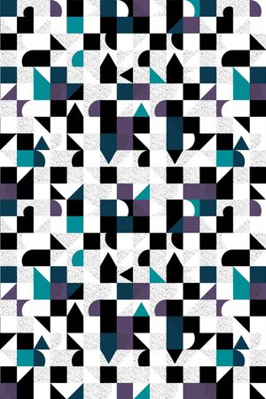 几何印花华亿平台图片