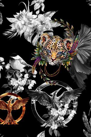 抽象印花华亿平台图片