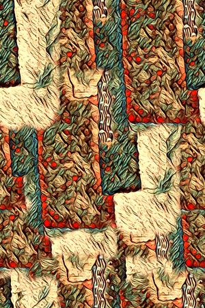 抽象印花华亿平台图片