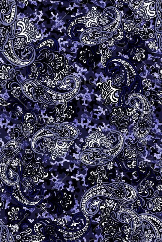 佩斯利印花华亿平台图片