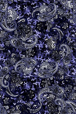 佩斯利印花华亿平台图片