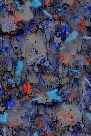 抽象男装印花华亿平台图片