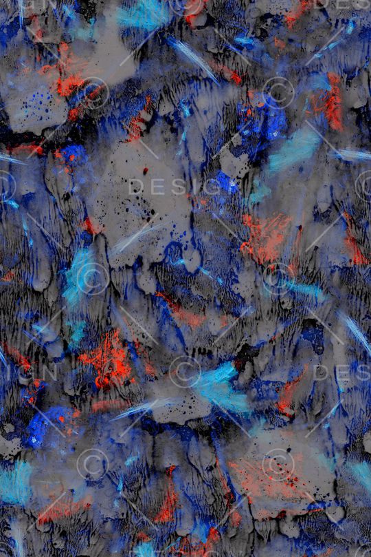 抽象男装印花华亿平台图片