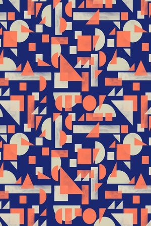 几何印花华亿平台图片