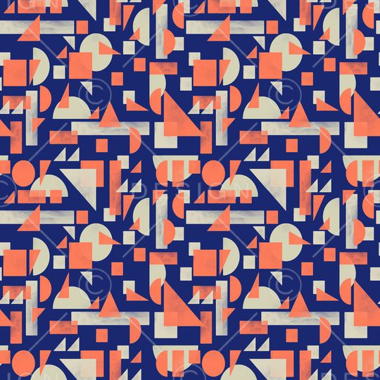 几何印花华亿平台图片