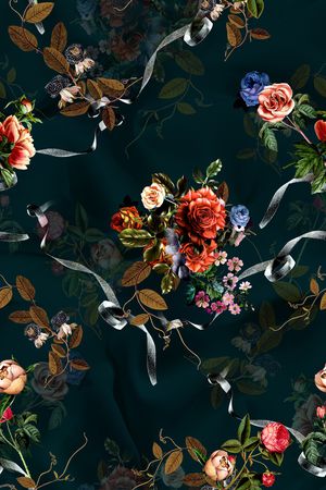 蝴蝶结印花华亿平台图片