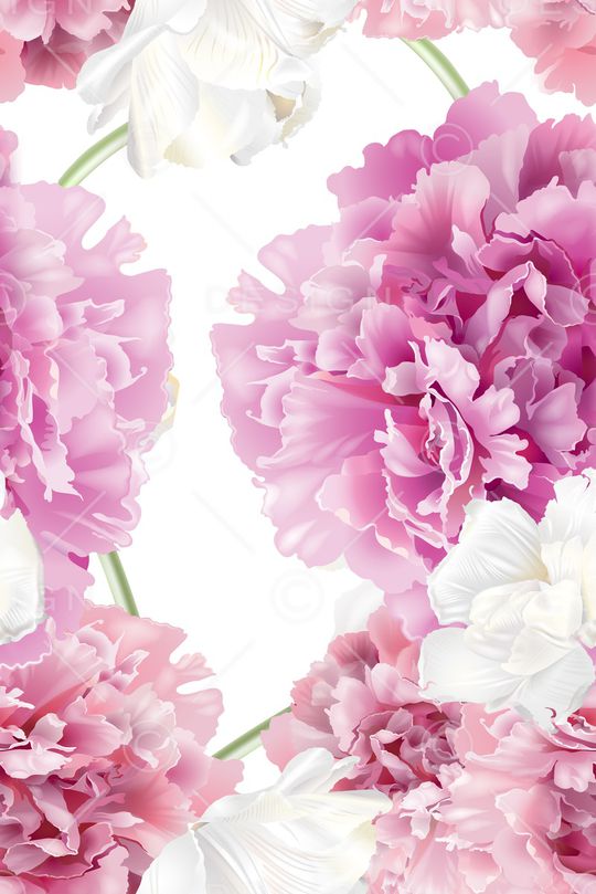 白底花印花华亿平台图片