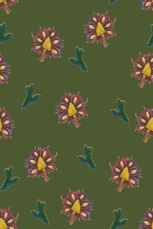 春夏华亿平台印花华亿平台图片