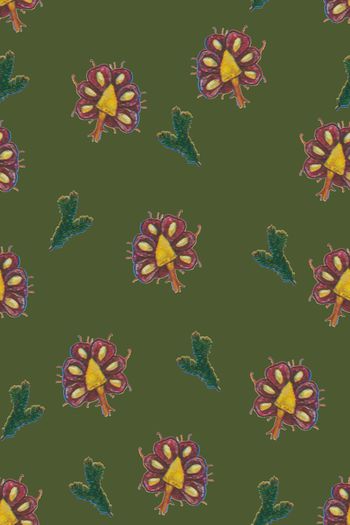 春夏华亿平台印花华亿平台图片