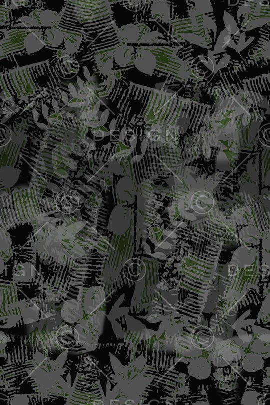 男装休闲花卉印花华亿平台图片