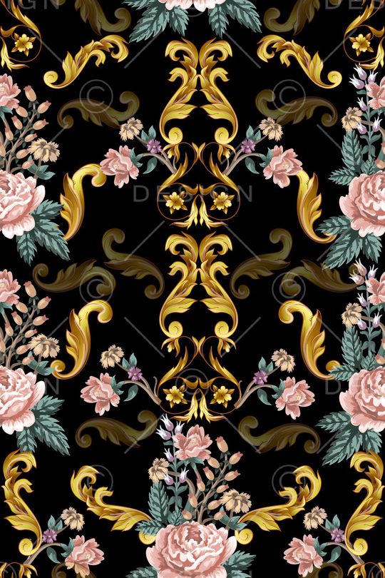 抽象印花华亿平台图片