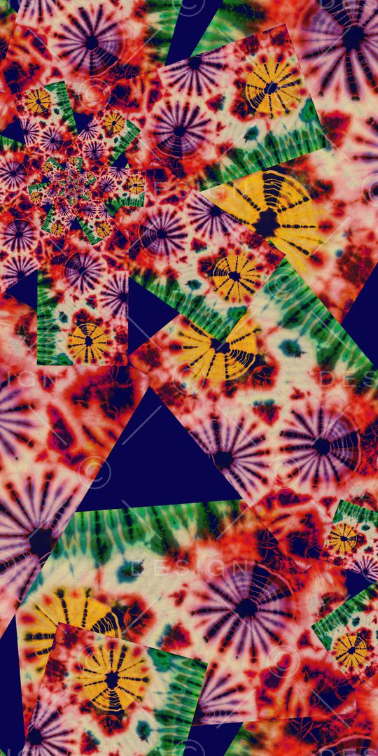 扎染华亿平台印花华亿平台图片