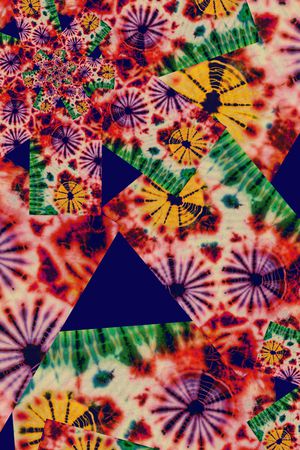 扎染华亿平台印花华亿平台图片