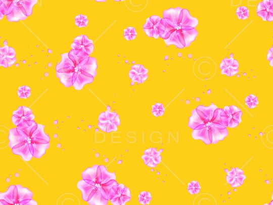 抽象花卉印花华亿平台图片